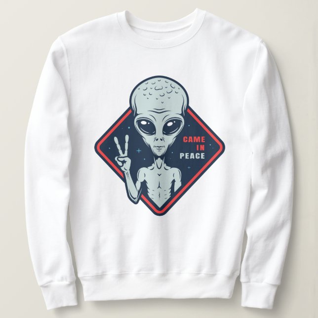 Alien Sweatshirt (Design vorne)