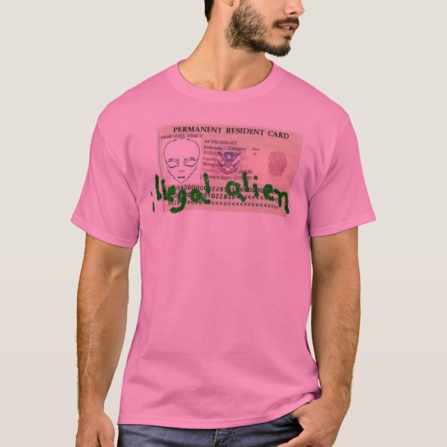 alien T-Shirt (Vorderseite)