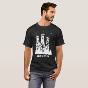 Alien-T-Shirt - ich will, um zu glauben - T-Shirt