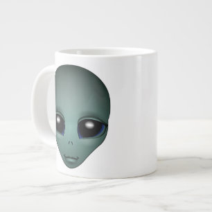 Alien Tasse Gray Extraterrestrische Cup Alien Tass