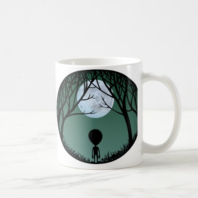 Alien Tasse Gray Extraterrestrische Cups & Alien G (Rechts)