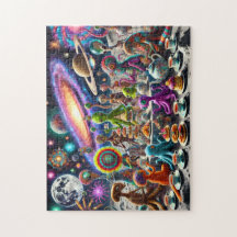 Alien Tea Party Whimsical Extraterrestristrial Kos