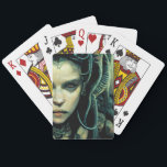 Alien Tech Girl Science Fiction Spielkarten<br><div class="desc">Fantasy Art Produkte von The Lunarium.</div>