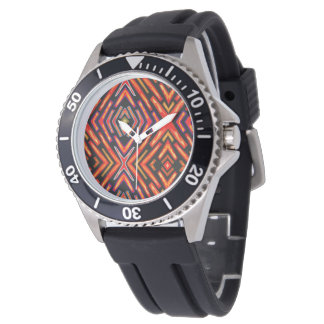 Alien-Tech-Sci-Fi-Einzigartiges-handgezeichnetes-M Armbanduhr
