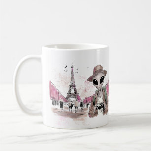 Alien Touring Paris Kaffeetasse