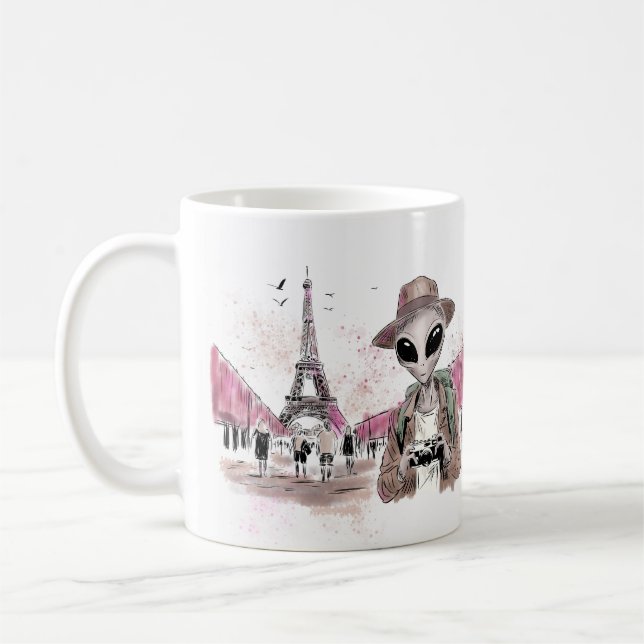 Alien Touring Paris Kaffeetasse (Links)