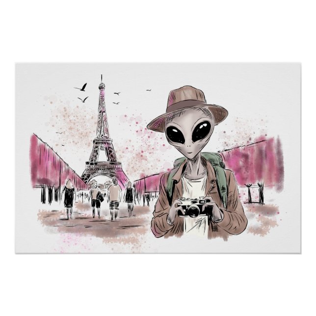 Alien Touring Paris Poster (Vorderseite)