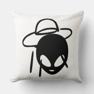 Alien trägt kissen