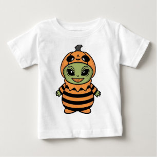 ALIEN TRICK ODER TREATER BABY T-SHIRT