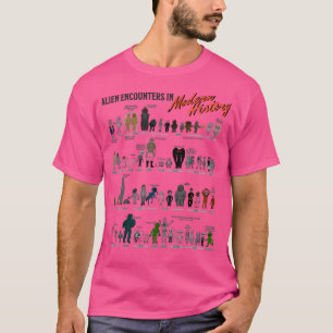 Alien trifft sich in der modernen Geschichte T-Shirt