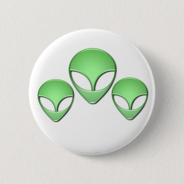 Alien-Trio-Knopf Button (Vorderseite)