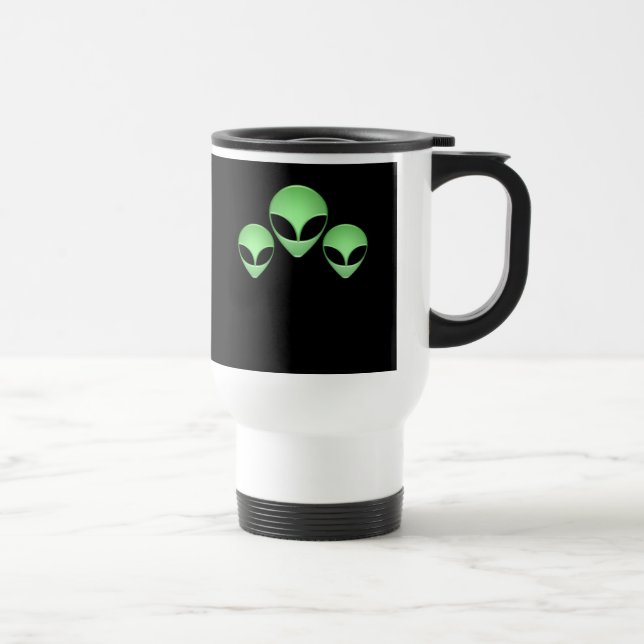 Alien-Trio-Plastikreise-Tasse Reisebecher (Rechts)