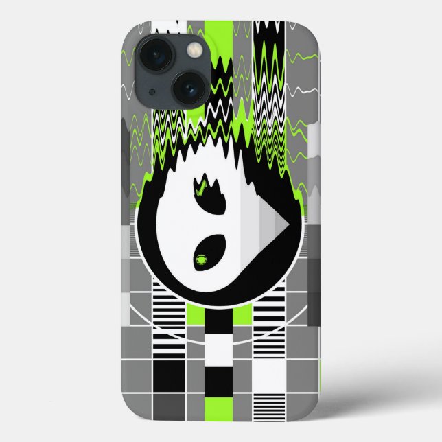 Alien TV iPhone Case (Rückseite)