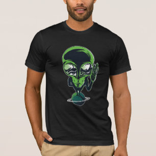 ALIEN ÜBER PLANETEN T-Shirt