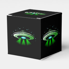 Alien UFO Abduction Spaceship Geburtstagsparty Geschenkschachtel