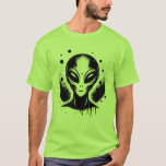 Alien UFO Area 51 Grey Alien Invasion Sci Fi Space T-Shirt<br><div class="desc">Mysterious alien UFO design inspired by Area 51 and classic grey alien sci-fi themes. This bold extraterrestrial artwork features the iconic alien invasion concept that fans of space, UFO sightings, and science fiction love. Perfect for sci-fi enthusiasts, UFO believers, space lovers, and anyone fascinated by aliens and cosmic mysteries. A...</div>