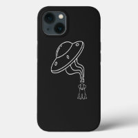 Alien UFO entführt einen Hundewelpen