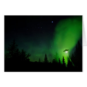 Alien UFO im alaskischen Himmel