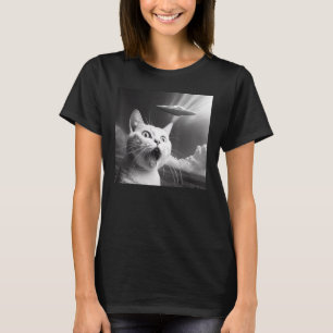 Alien UFO Katze 1 T-Shirt
