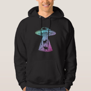 Alien Ufo Kuhentführung Hoodie