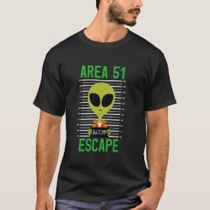 Alien UFO Lustige Area 51 Alien Flucht Geschenke f T-Shirt