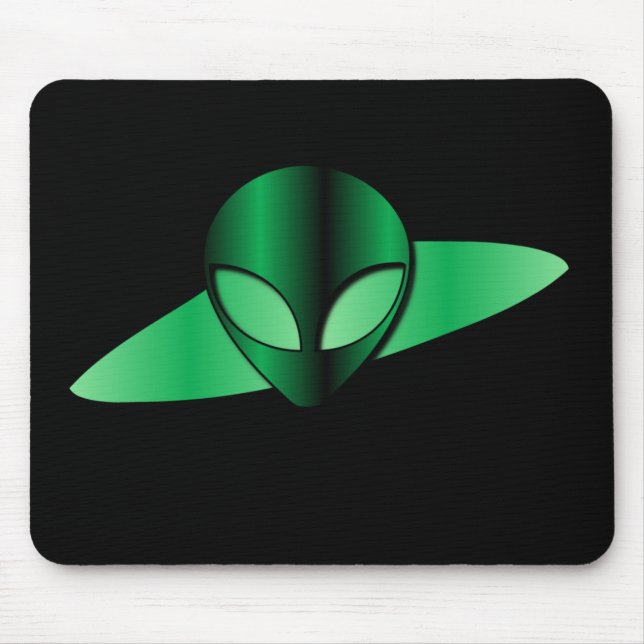 Alien UFO-Mausunterlage Mousepad (Vorne)