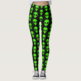 Alien-UFO-Muster  Leggings