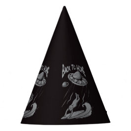 Alien ufo Surfanleitung mit Zurück zum Zuhause Partyhütchen