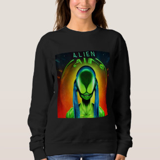 Alien UFO UAP 51 area grey out of this world creat Sweatshirt