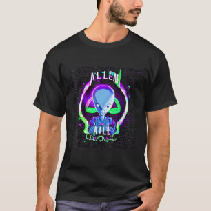Alien UFO UAP 51 Bereich grau außerirdisch schaffe T-Shirt