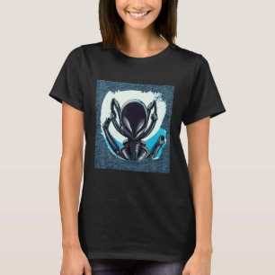 Alien UFO UAP 51 Gebiet grau aus dieser Welt Kreat T-Shirt