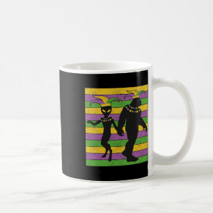 Alien und Bigfoot-Perle Vintage Mardi Gras New Orl Kaffeetasse