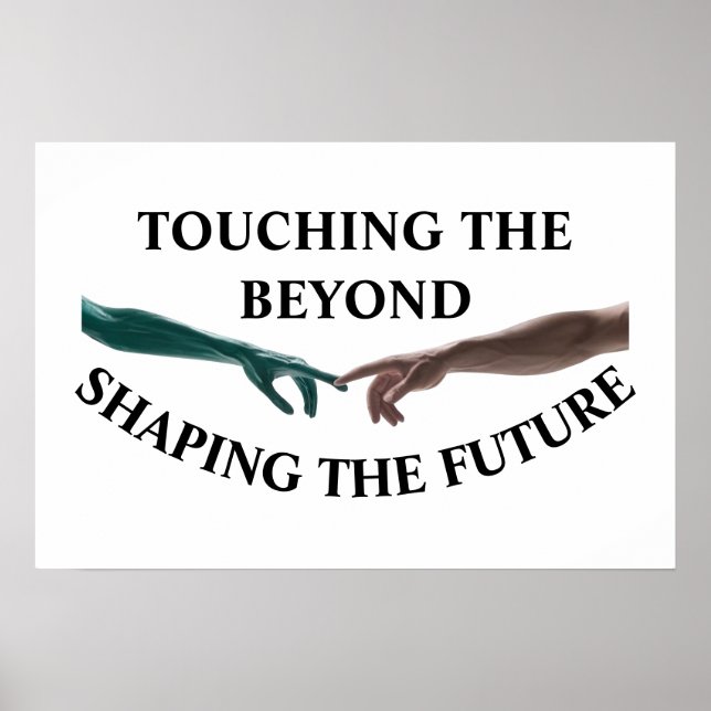 Alien und Mensch Poster (Vorne)