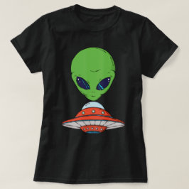 Alien und Raumfahrt T-Shirt