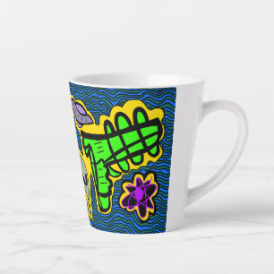 Alien und Weltraumwaffe  Milchtasse
