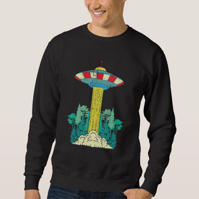 Alien Unidentified Flying Object Sci Fi Nature For Sweatshirt (Vorderseite)