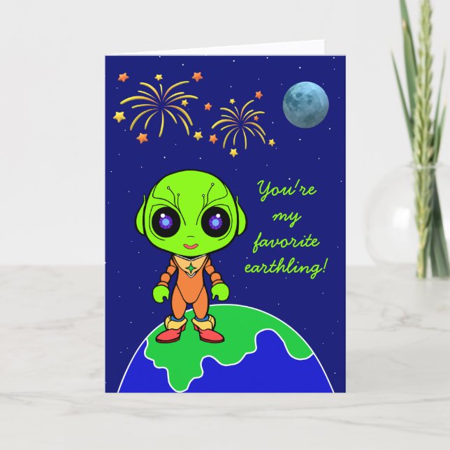 Alien Valentine's Day card by Jo Images Ankündigung (Vorderseite)