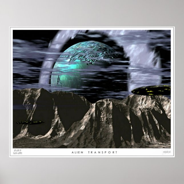 Alien Verkehr Poster (Vorne)