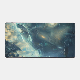 Alien Visiting Fantasy Digitale Kunst Schreibtischunterlage