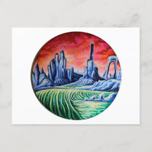 Alien von Nefertara Postkarte