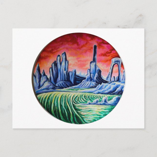 Alien von Nefertara Postkarte (Vorderseite)