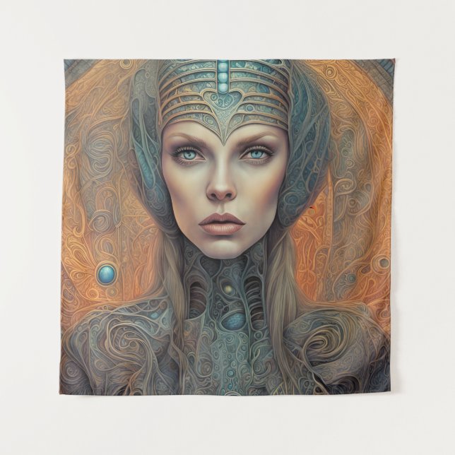 Alien Wandteppich (Vorderseite)