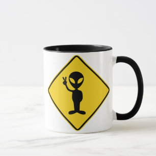 Alien Warning Tasse