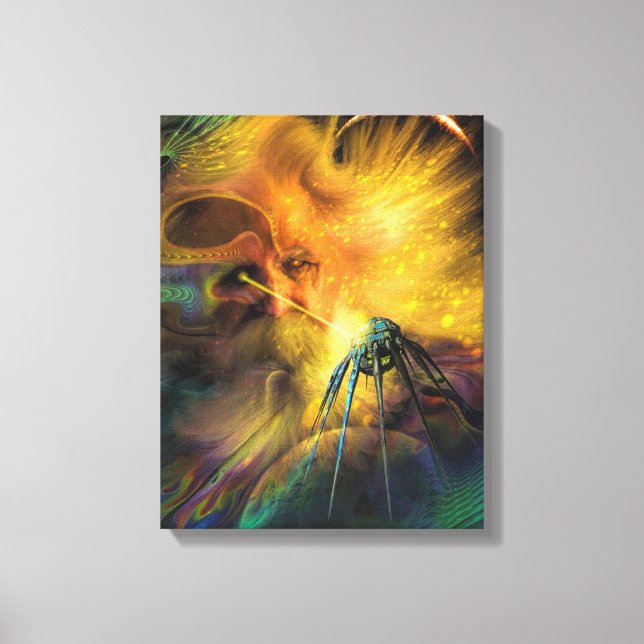 Alien Wars Leinwanddruck (Vorderseite)