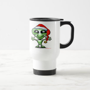 Alien Weihnachten Reisebecher