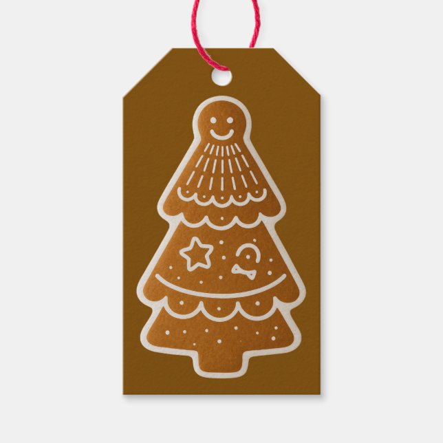 Alien Weihnachtstag 1 Geschenkanhänger (Vorderseite)