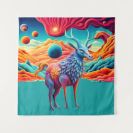 Alien Wildlife Wandteppich