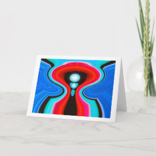 Alien Willkommen Feiertagskarte
