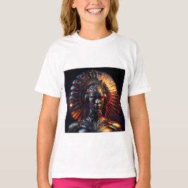 Alien Woman mit Metallheizung T-Shirt
