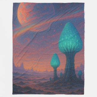 Alien World Fleece Blanket